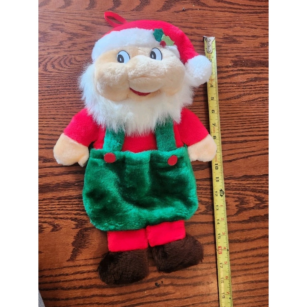 Vintage Santas Best Hanging Elf Plush Made In Taiwan - Picture 5 of 5